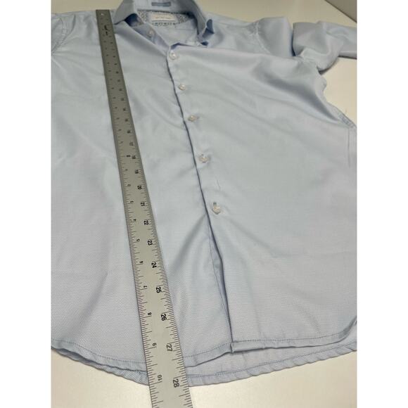 Denim & Flower by Ricky Singh Long Sleeve Button-Up Shirt Light Blue Mens Size S - Picture 8 of 10